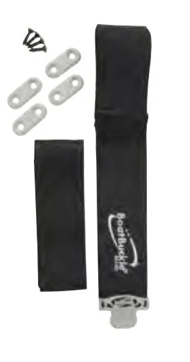 F15434 – IMMI Fishing Rod Holder, Deck Mount Holds Four Spinning Rod Hook And Loop Strap Style Hold Black Foam Molded...
